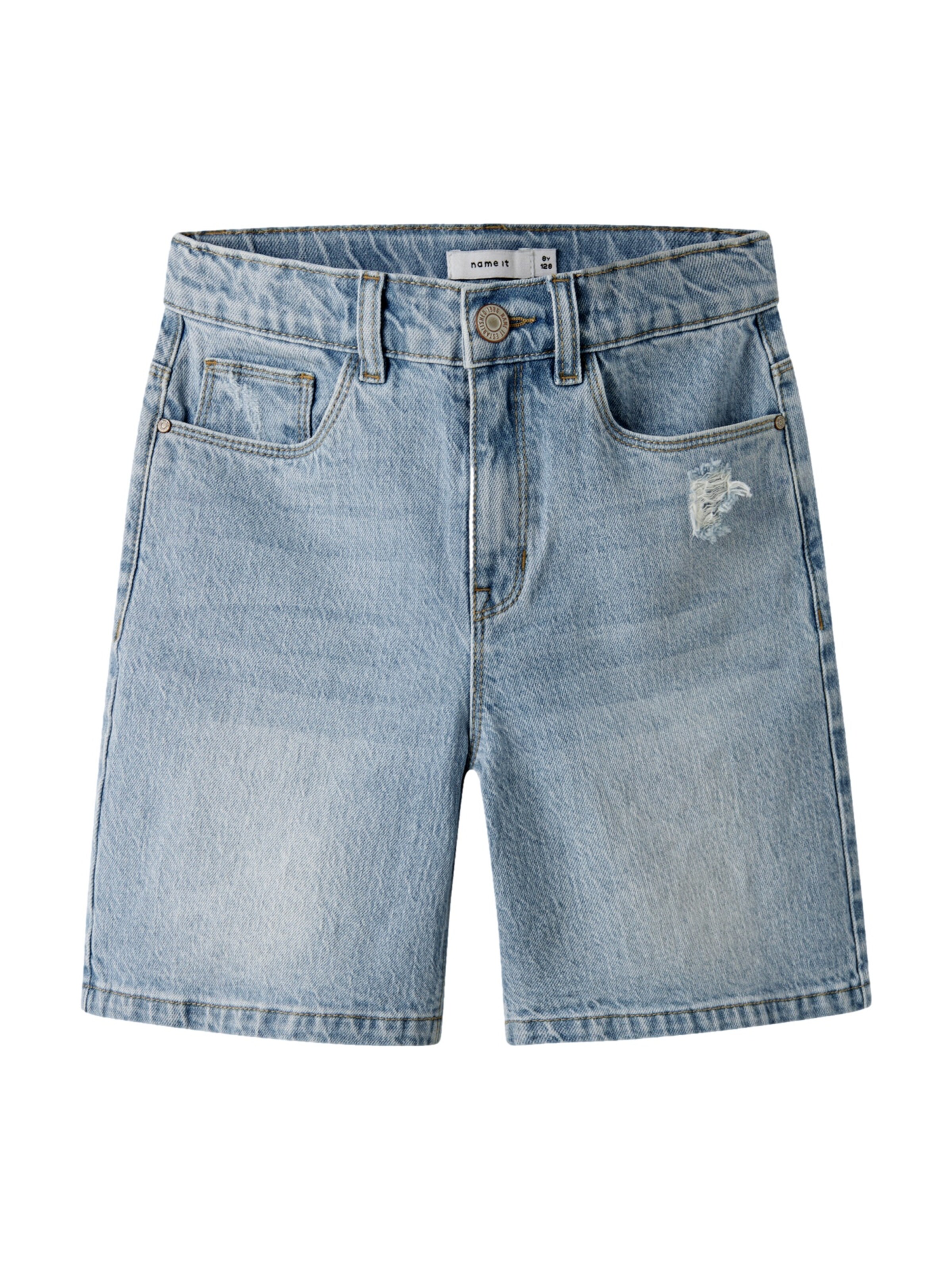 Regular Pantalon 'Rose' NAME IT en bleu : devant