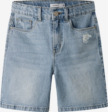 Regular Pantalon 'Rose' NAME IT en bleu : devant