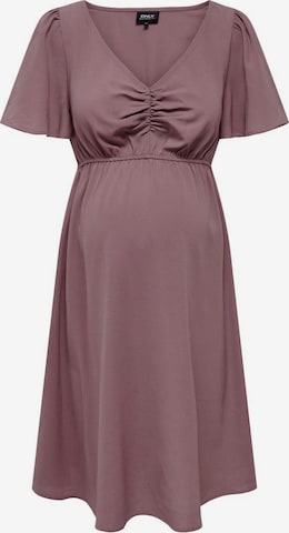 Only Maternity Dress in Pink: front