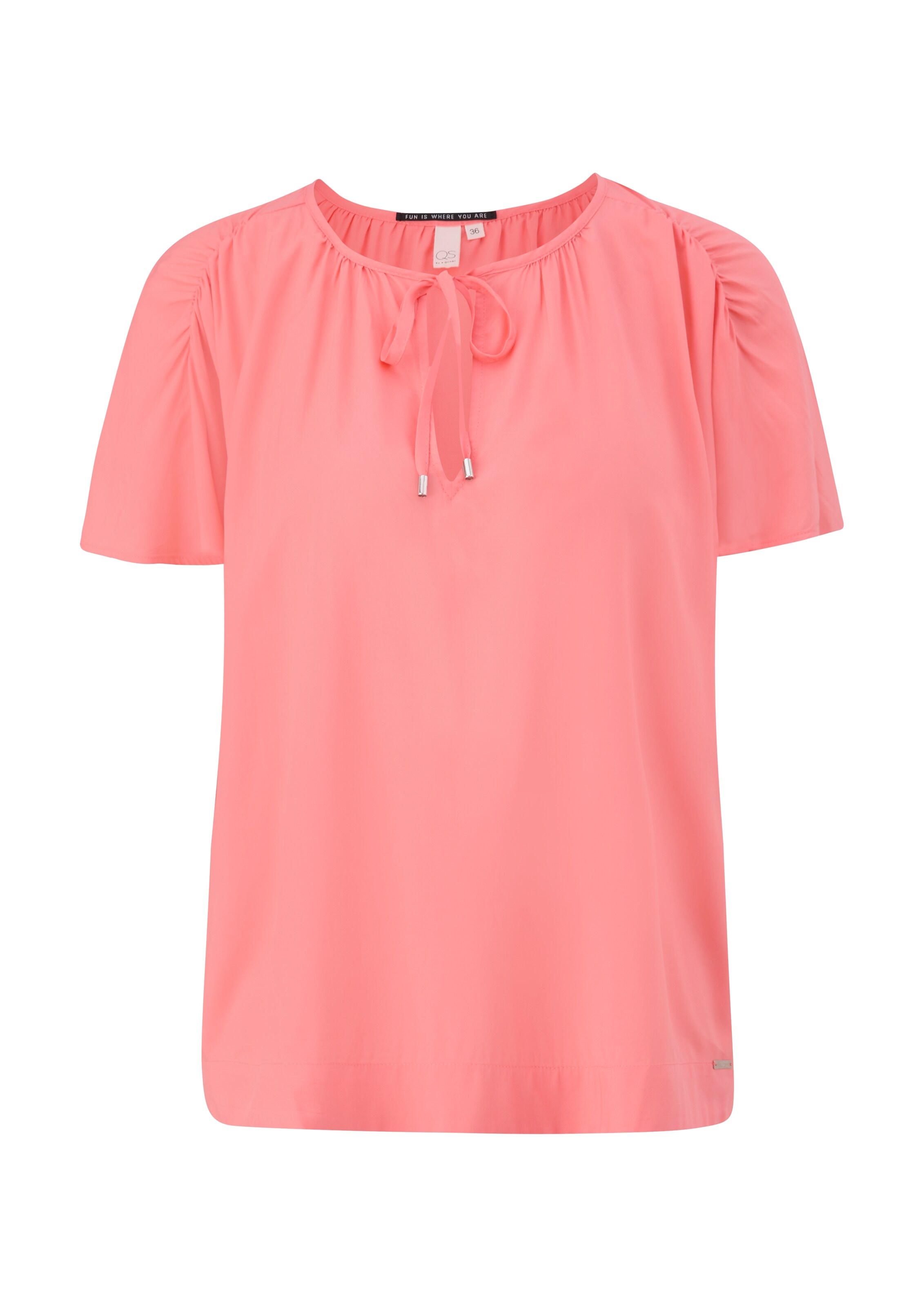 QS Bluse in Orange: Vorderseite