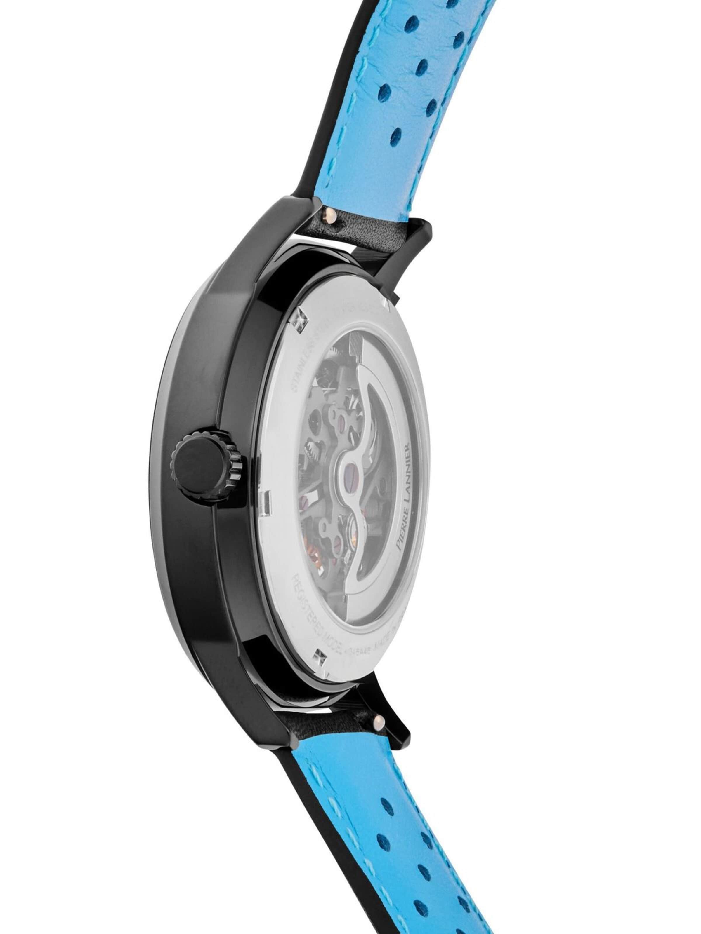 Pierre Lannier Analoog horloge 'Automatic watch Paddock' in Zwart