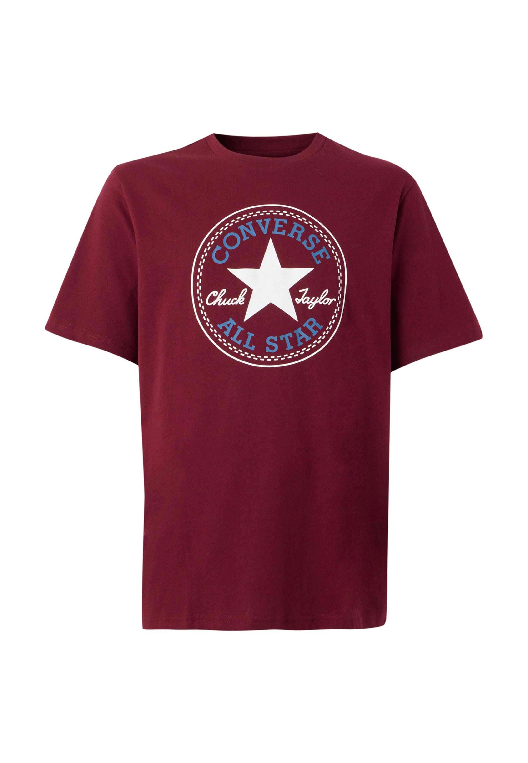 CONVERSE T-Shirt 'ARCH ALL ST' in Rot: Vorderseite