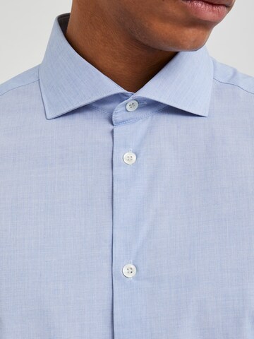 Bertoni Regular fit Button Up Shirt 'Haakon' in Blue