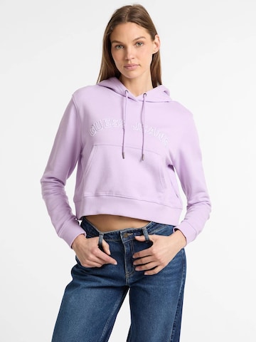 GUESS Sweatshirt in Lila: Vorderseite