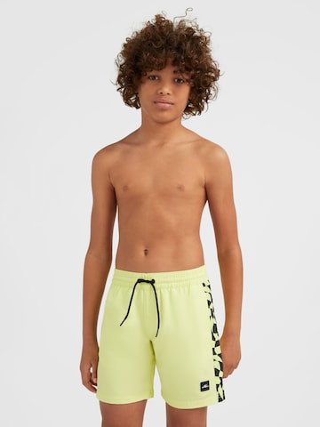 Pantaloncini da bagno 'Cali' di O'NEILL in giallo: frontale
