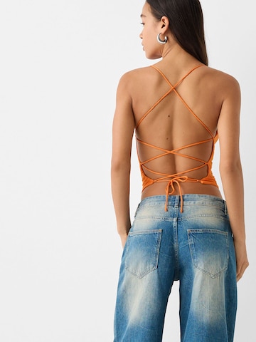 Bershka Top in Orange