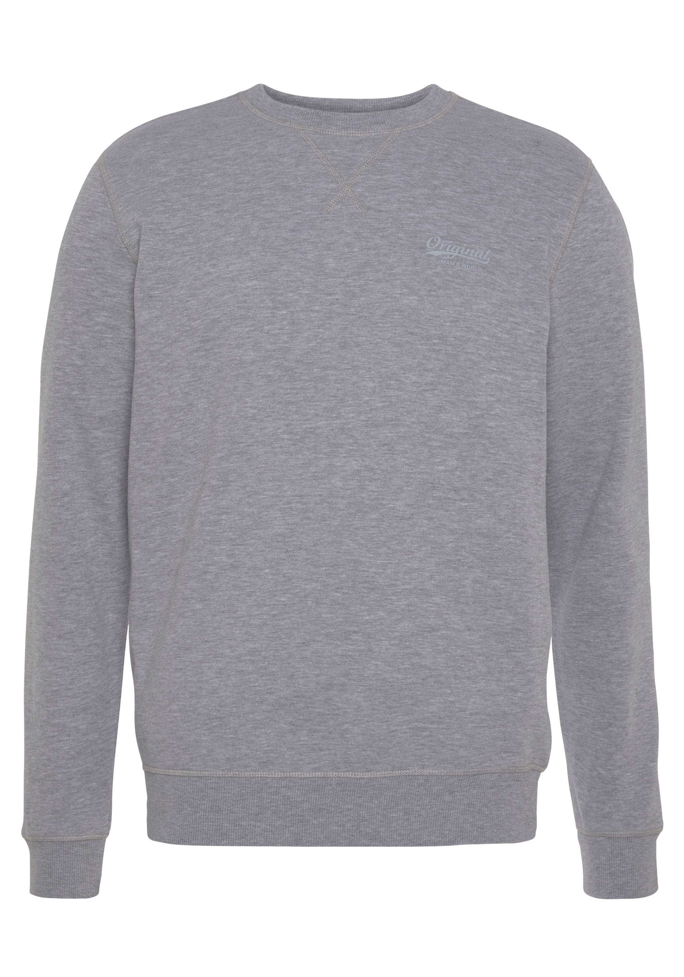 Man's World Sweatshirt in Grau: Vorderseite