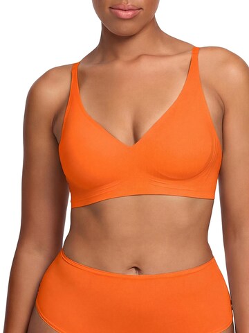 cfab by creamy fabrics BH 'Comfort Push-Up BH' in Oranje: voorkant