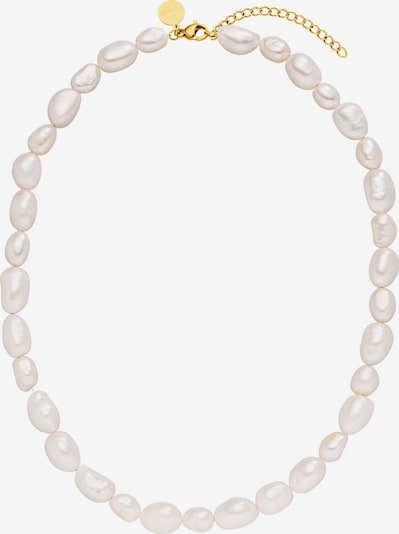 PURELEI Colar 'Keshi Moonlight' em One Size em ouro / branco pérola, Vista do artigo