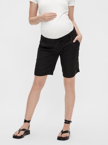 MAMALICIOUS Regular Shorts 'Beach' in Schwarz: predná strana