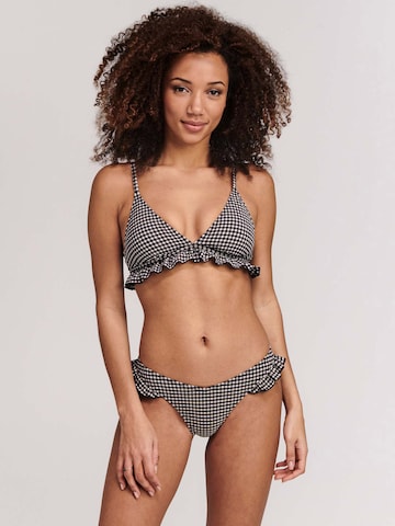 Shiwi Triangel Bikini 'ROMY' in Zwart: voorkant