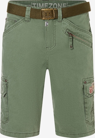 TIMEZONE Stretchjeans 'Ryker TZ' in Grün: Vorderseite