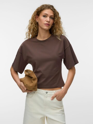VERO MODA Tricot 'Kiara' in Bruin