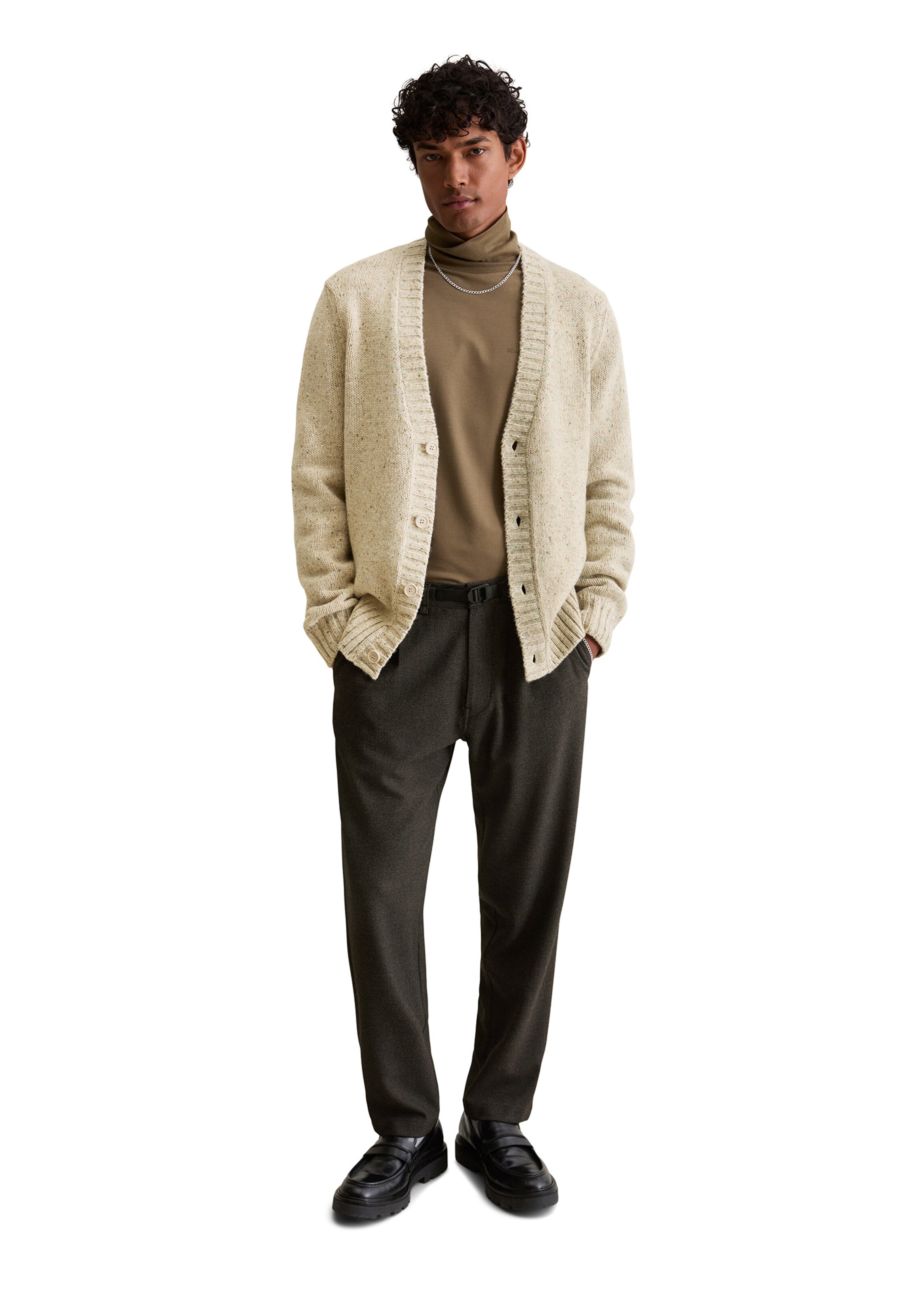 Marc O'Polo DENIM Knit cardigan in Beige