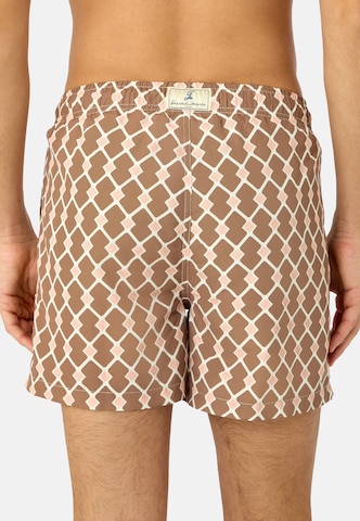 Gassa d'Amante Zwemshorts 'Portofino' in Bruin