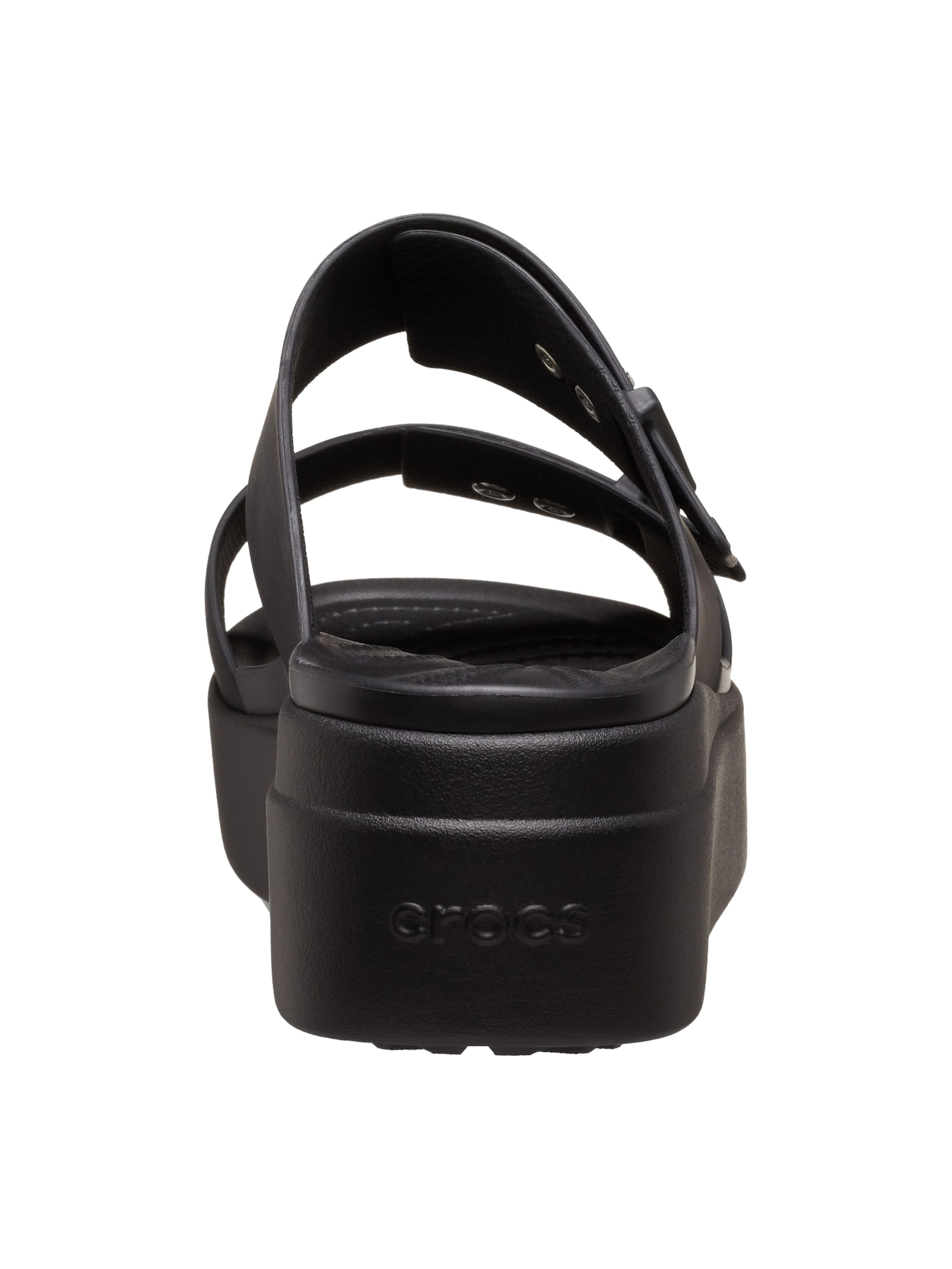 Crocs Sandaal 'Brooklyn Buckle Sandalen zum Anziehen' in Zwart
