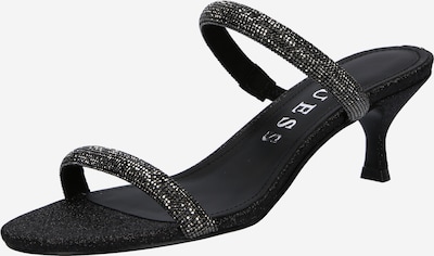 GUESS Mule 'Glitze' en noir / argent, Vue avec produit