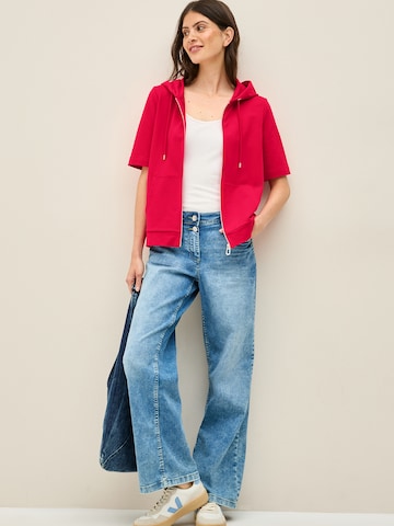 CECIL Zip-Up Hoodie in Red