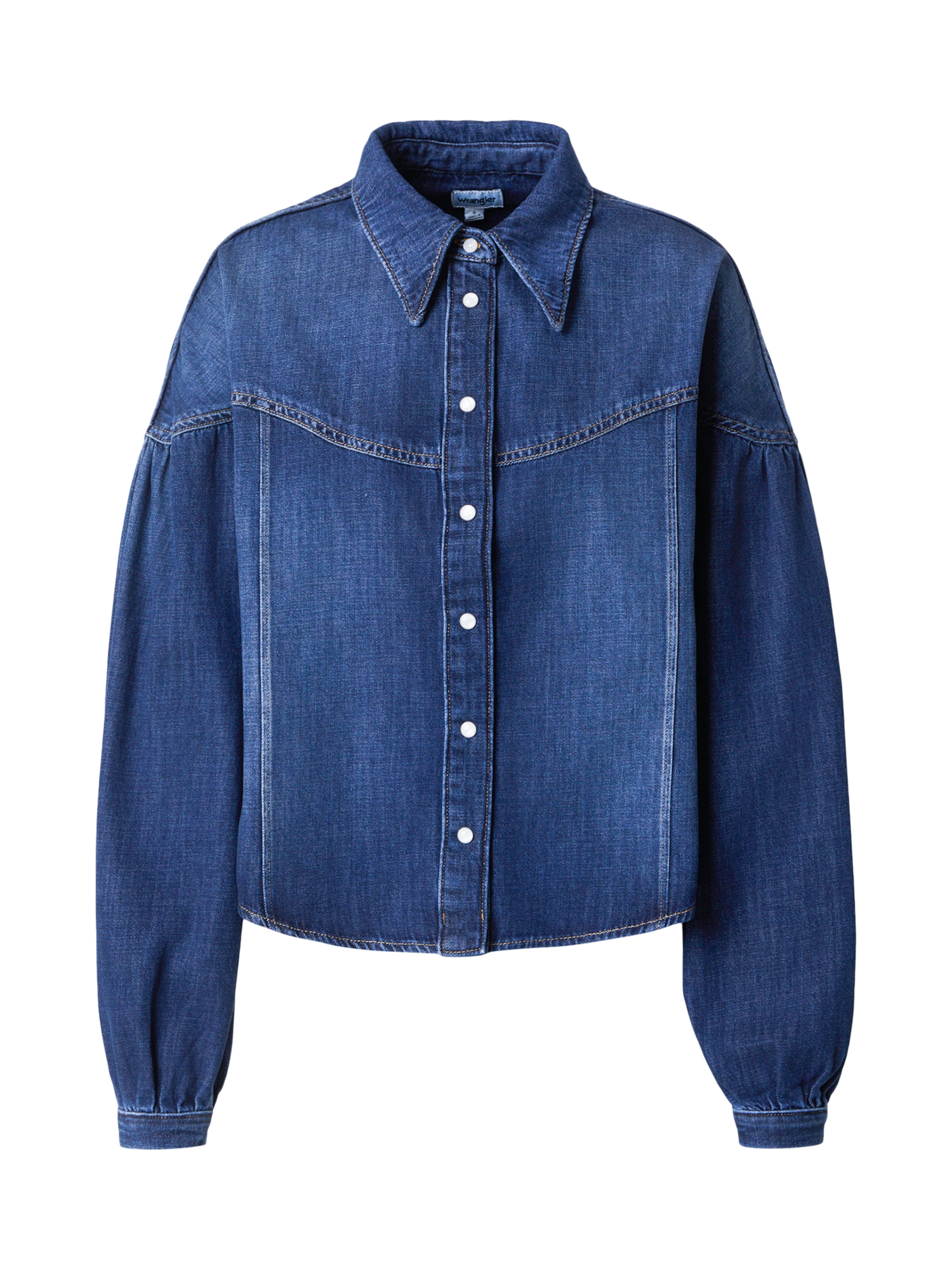 WRANGLER Pluus, värv sinine: eest vaates