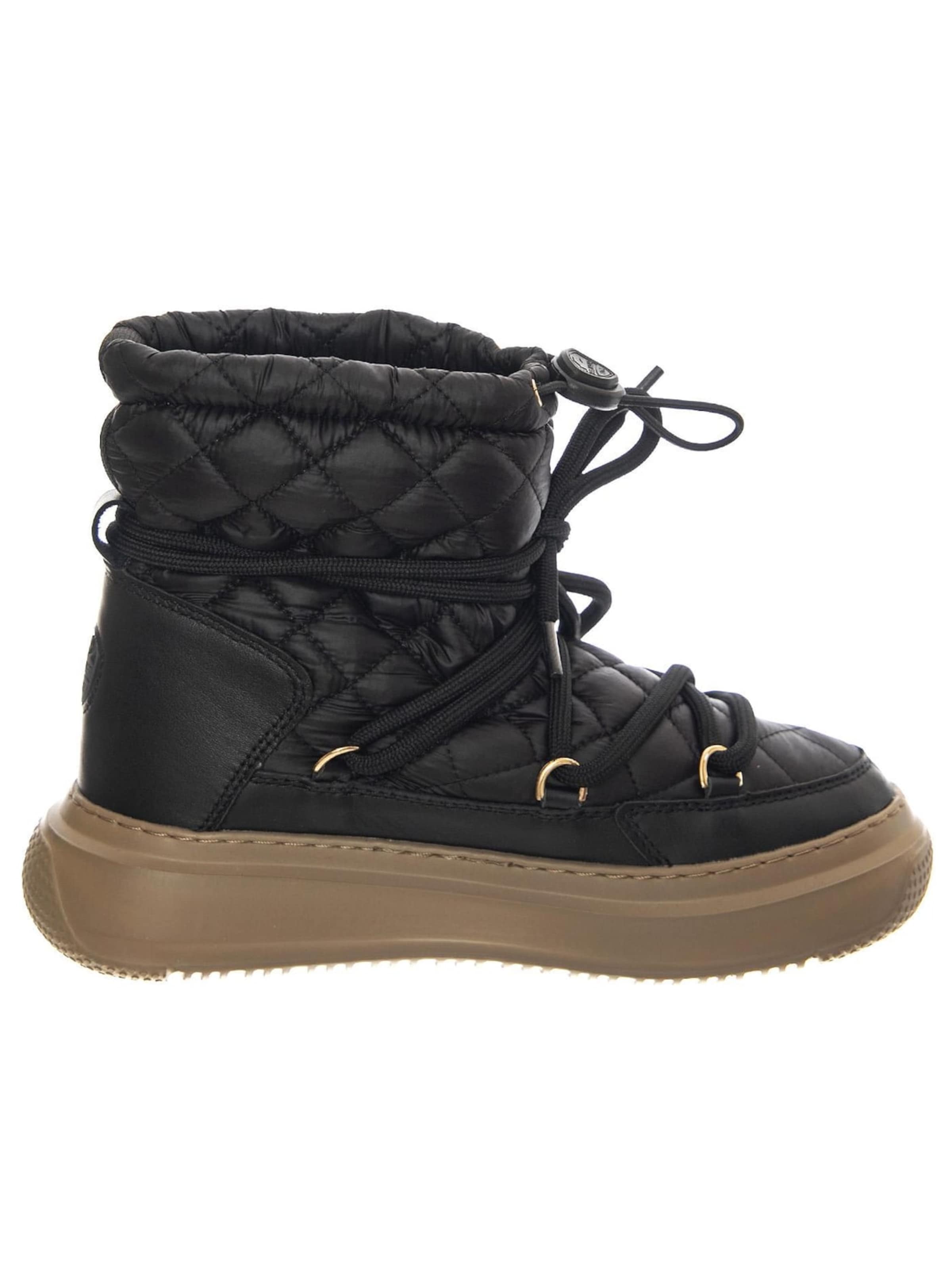 Pajar Canada Støvler 'Gravita Black / Brown' i sort