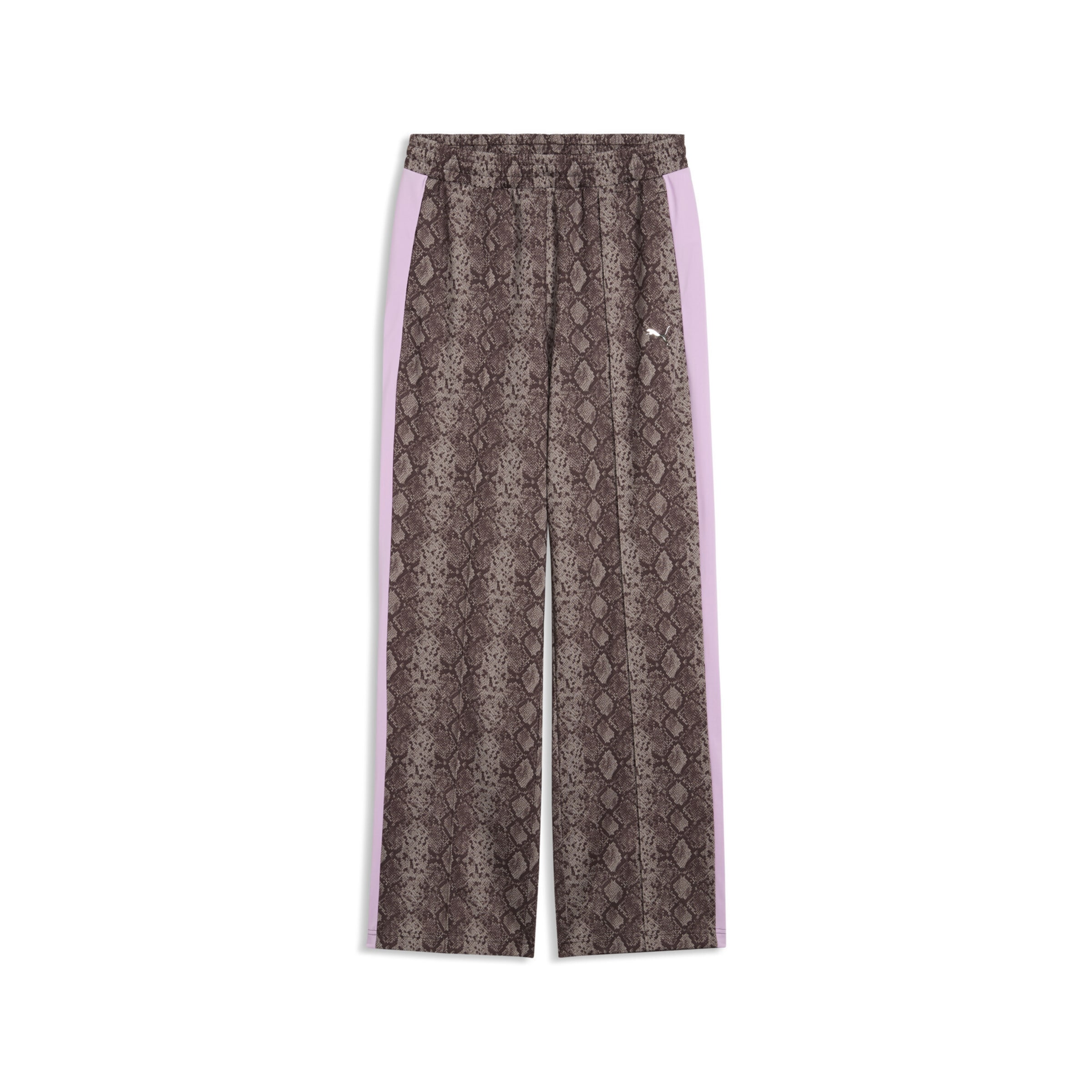 PUMA Broek 'T7' in 36/Regular in de kleur Chocoladebruin / Lichtbruin / Rosa, Productweergave