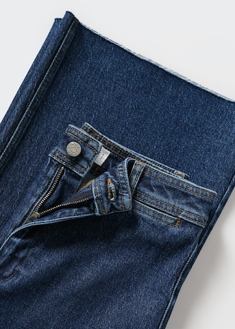 Wide leg Jeans 'Catherin' de la MANGO pe albastru