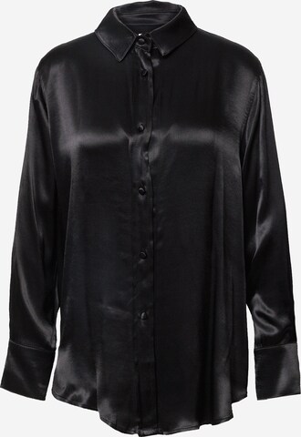 Warehouse Blouse in Black: front