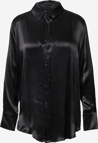 Warehouse Bluse in Schwarz: predná strana