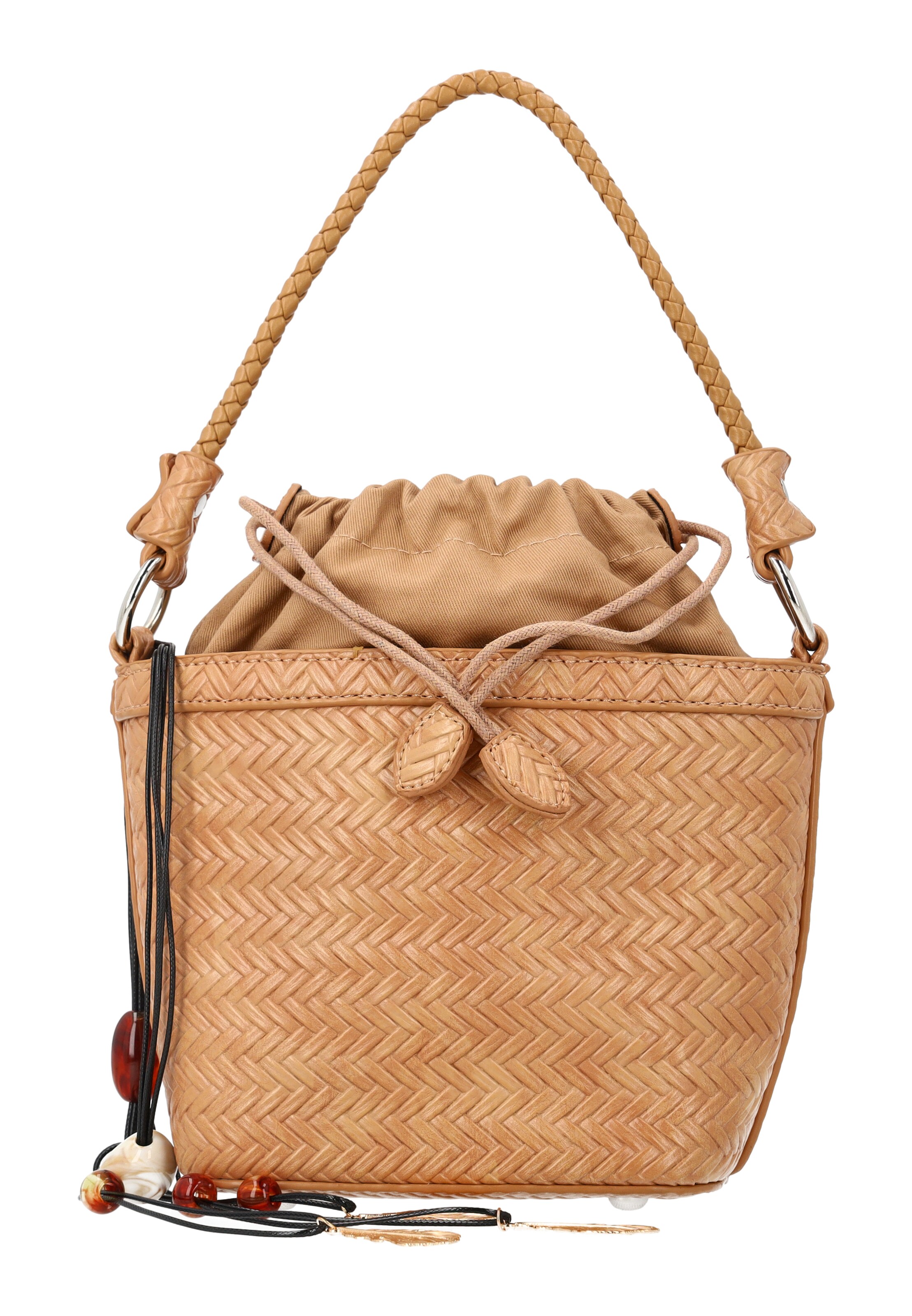usha FESTIVAL Handtas in Beige: voorkant