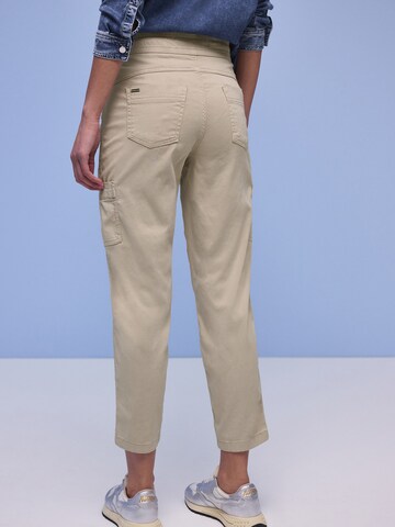 Effilé Pantalon cargo 'Bonny' STREET ONE en beige
