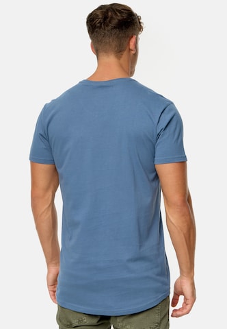T-Shirt 'Clever' INDICODE JEANS en bleu