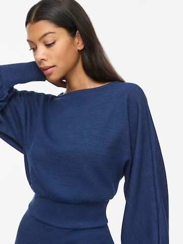 VILA Knit dress 'VIRAFFI' in Blue