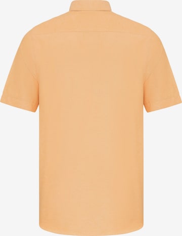 DENIM CULTURE - Ajuste regular Camisa ' MARCUS ' en naranja