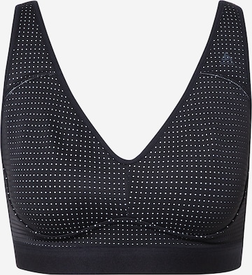 ODLO Triangle Sports Bra in Black: front