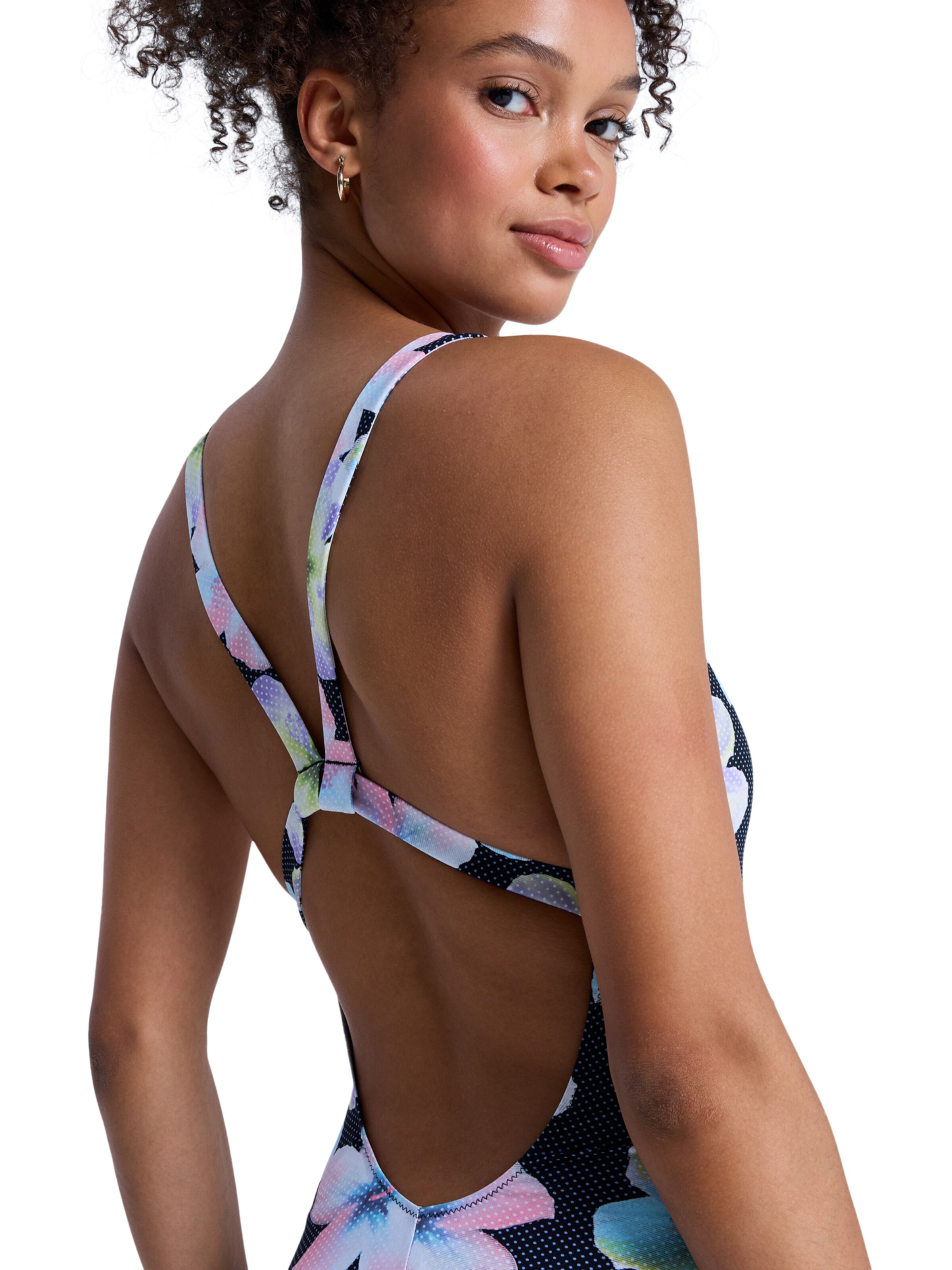 ROXY T-shirt Active Swimsuit 'Active' in Grey