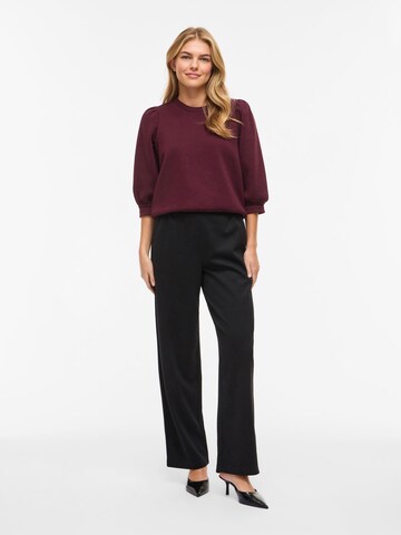 VILA Loose fit Trousers 'VIEllie' in Black