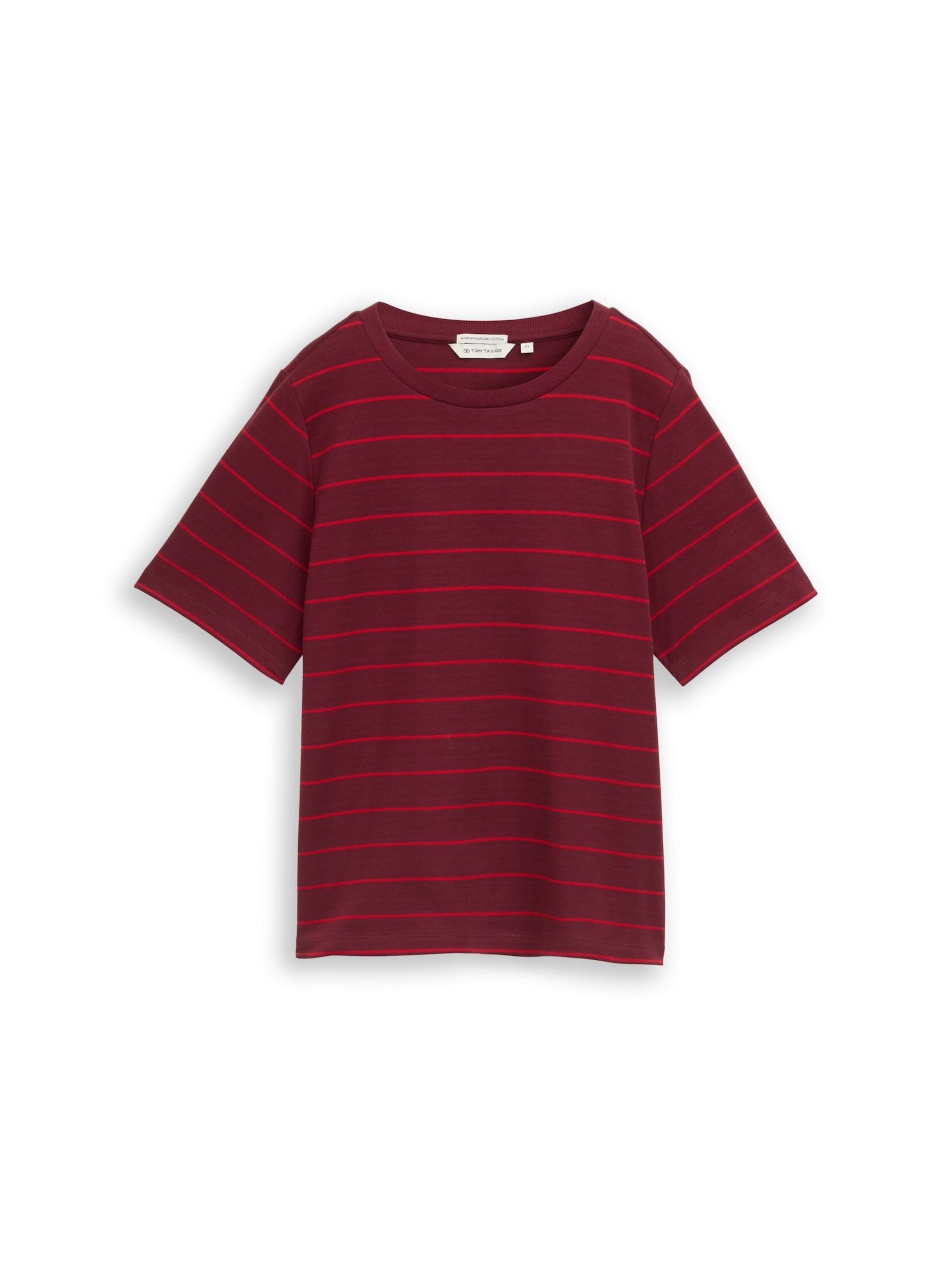 TOM TAILOR Shirt in Rood: voorkant