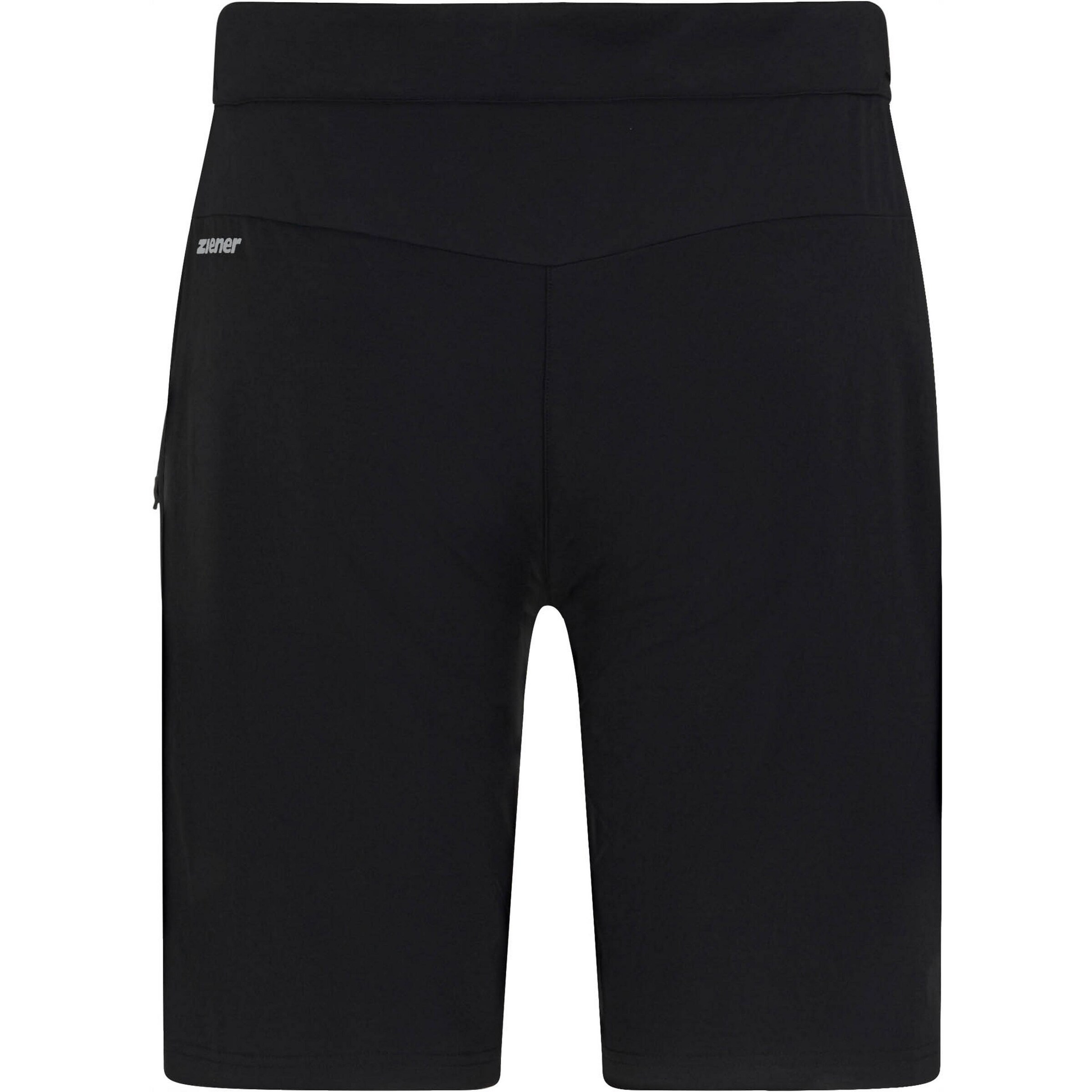 ZIENER Regular Workout Pants 'Nilsa' in Black