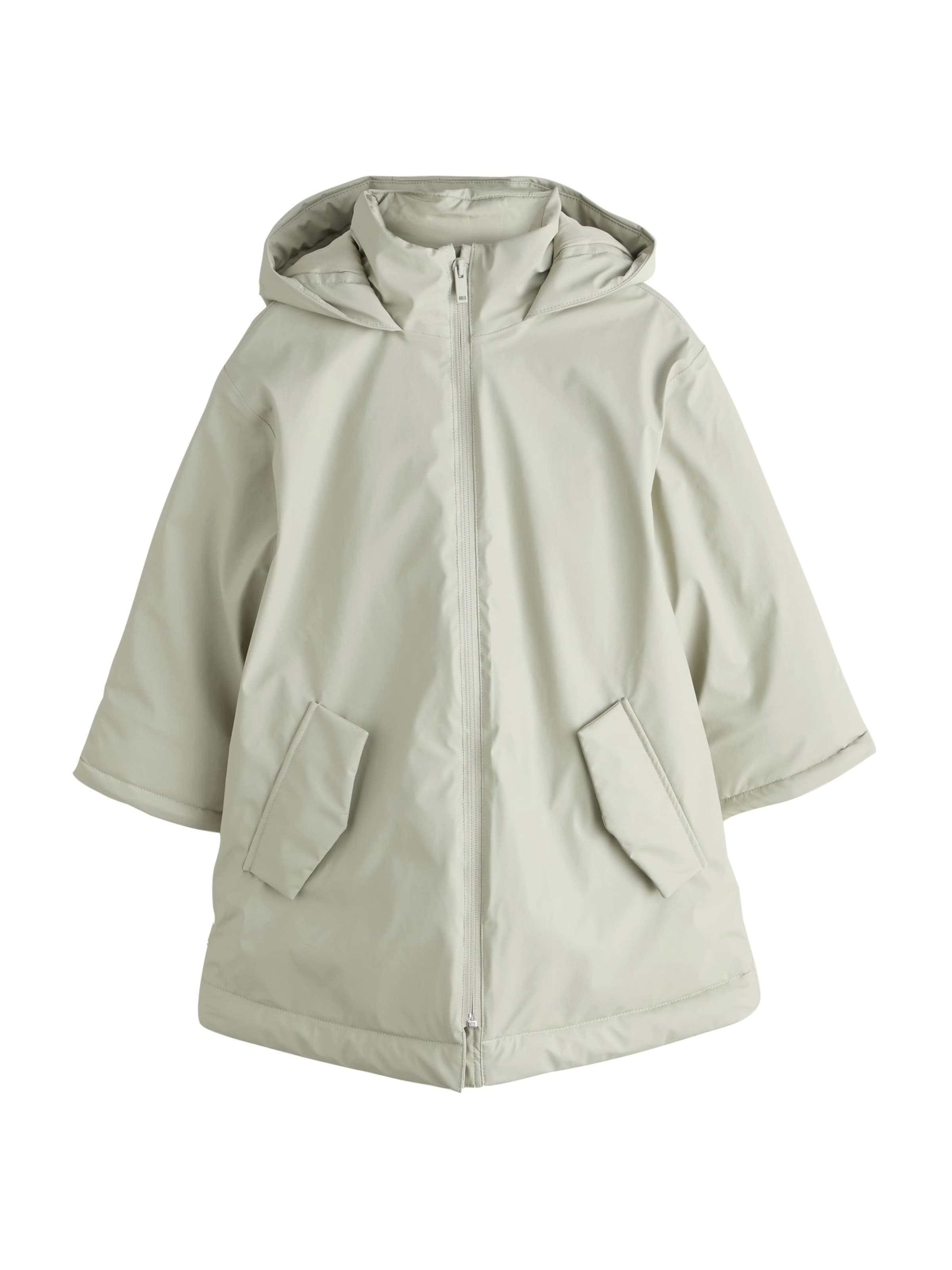 Next Kabát – zelená: přední strana