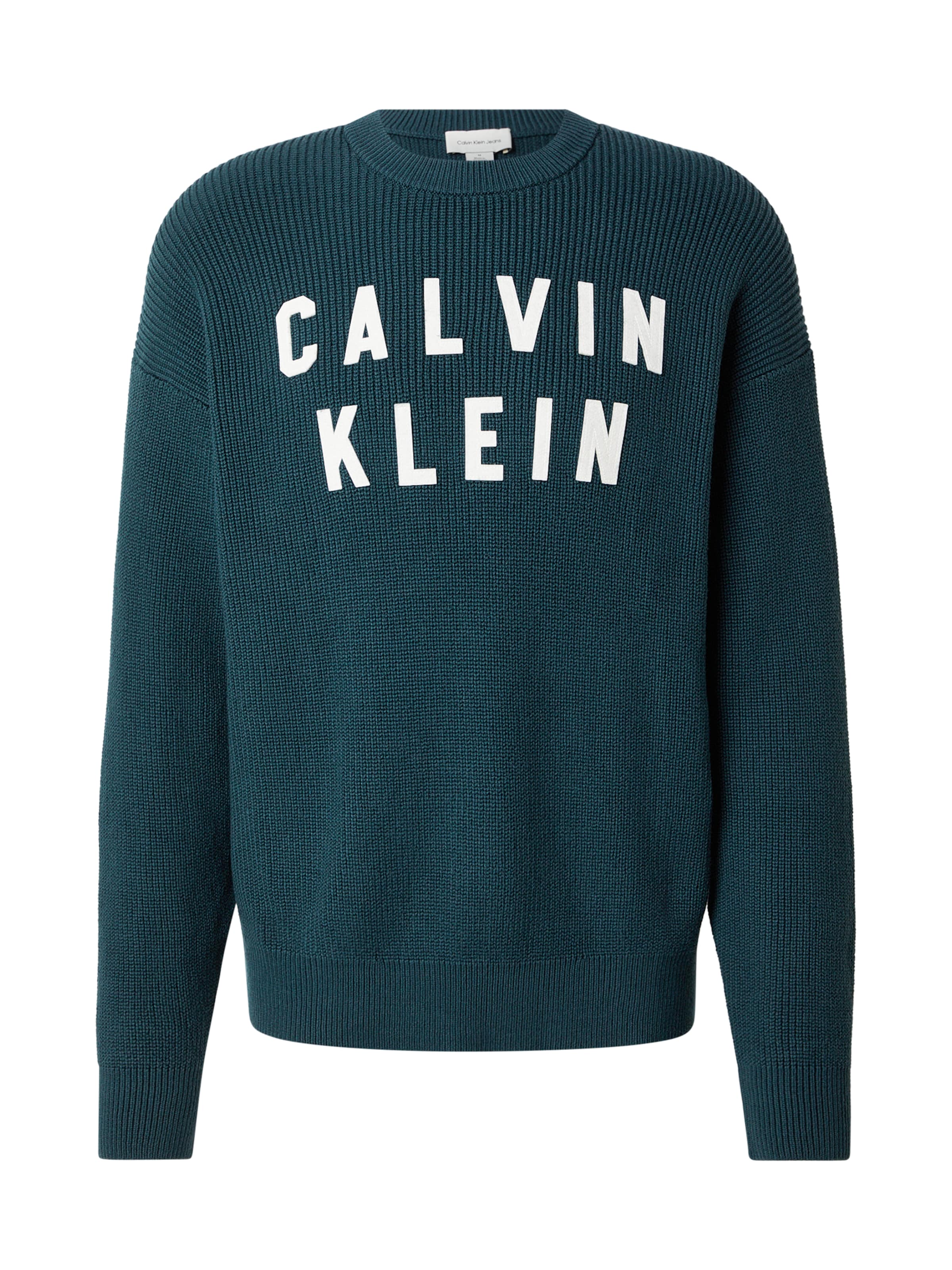 Pullover Calvin Klein Jeans di colore marino / bianco, Visualizzazione prodotti