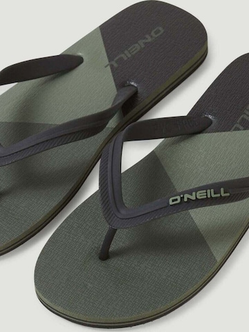 O'NEILL - Sandalias de dedo 'O'Neill Profile Color Block Sandals' en verde