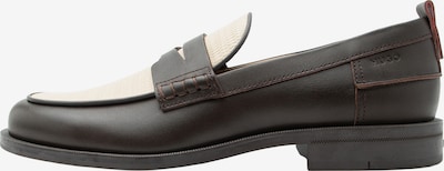 HUGO Sapato Slip-on 'Varian' em 40 em creme / castanho de castanha, Vista do artigo