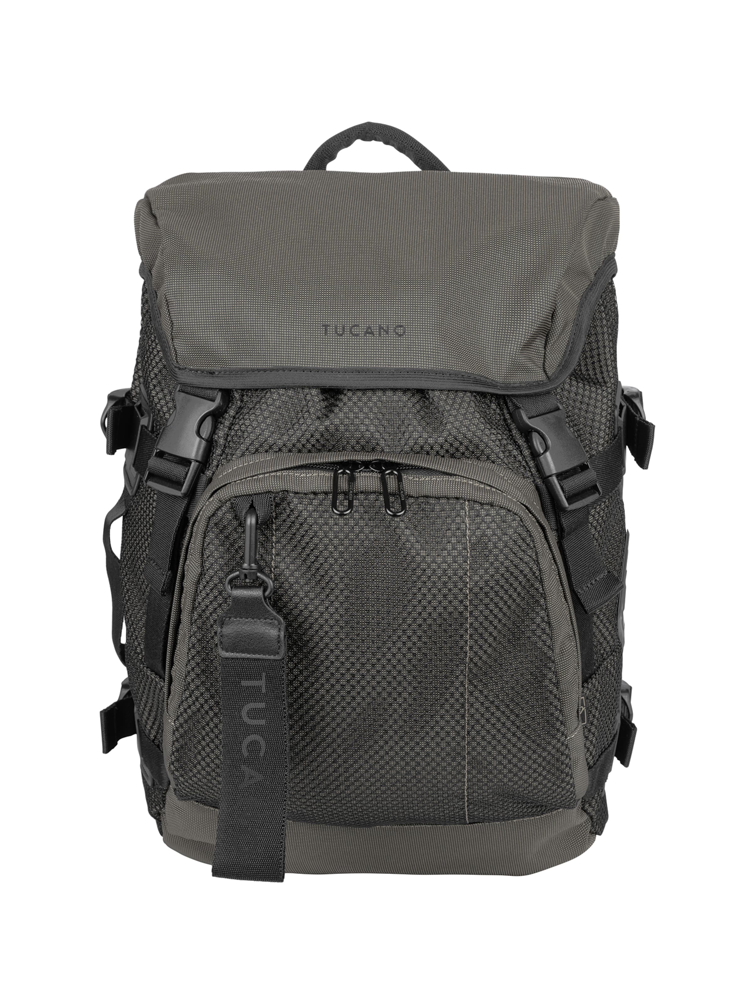 Zaino di TUCANO in grigio: frontale