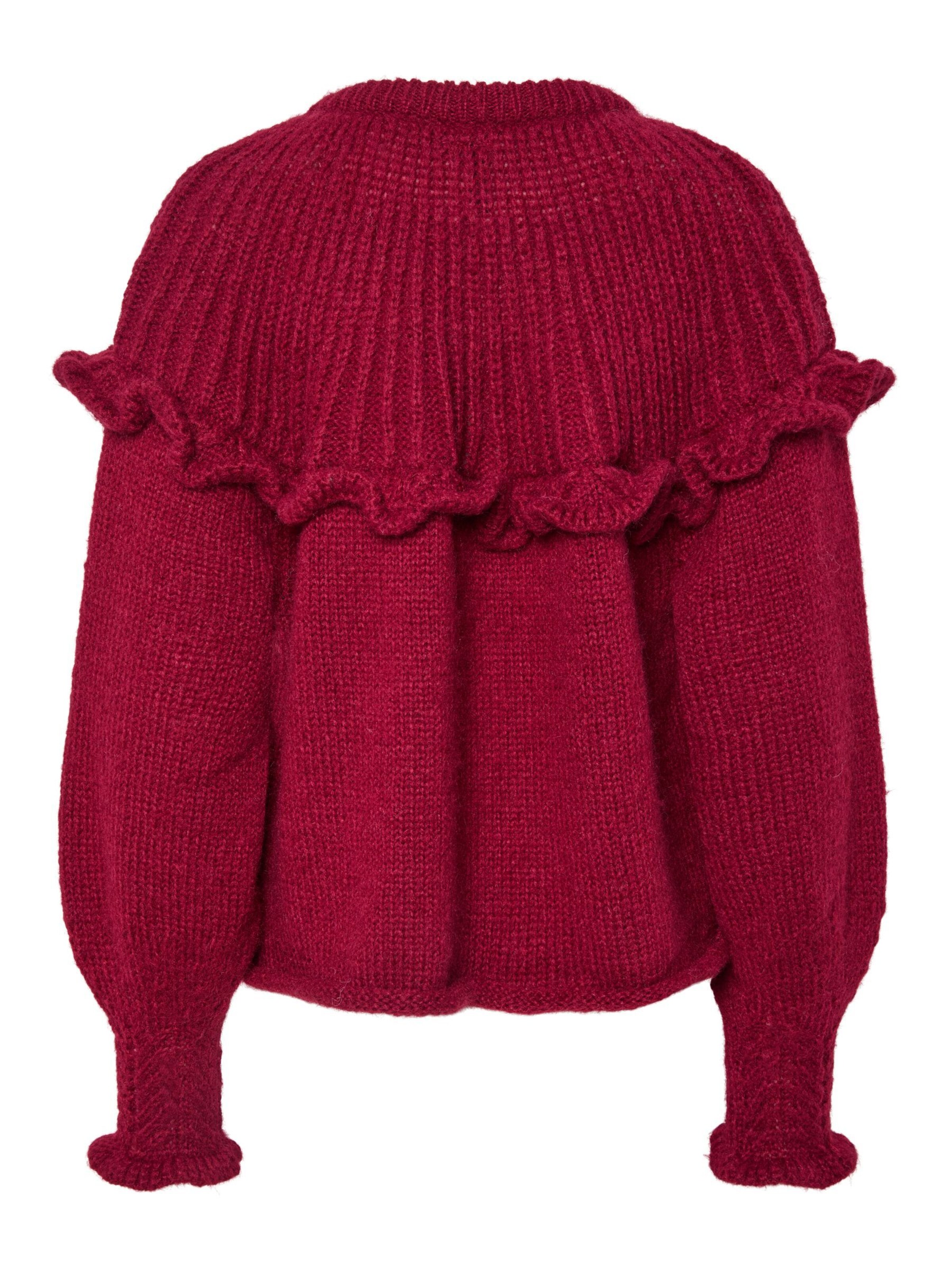 PIECES Trui 'PCSikka' in Rood