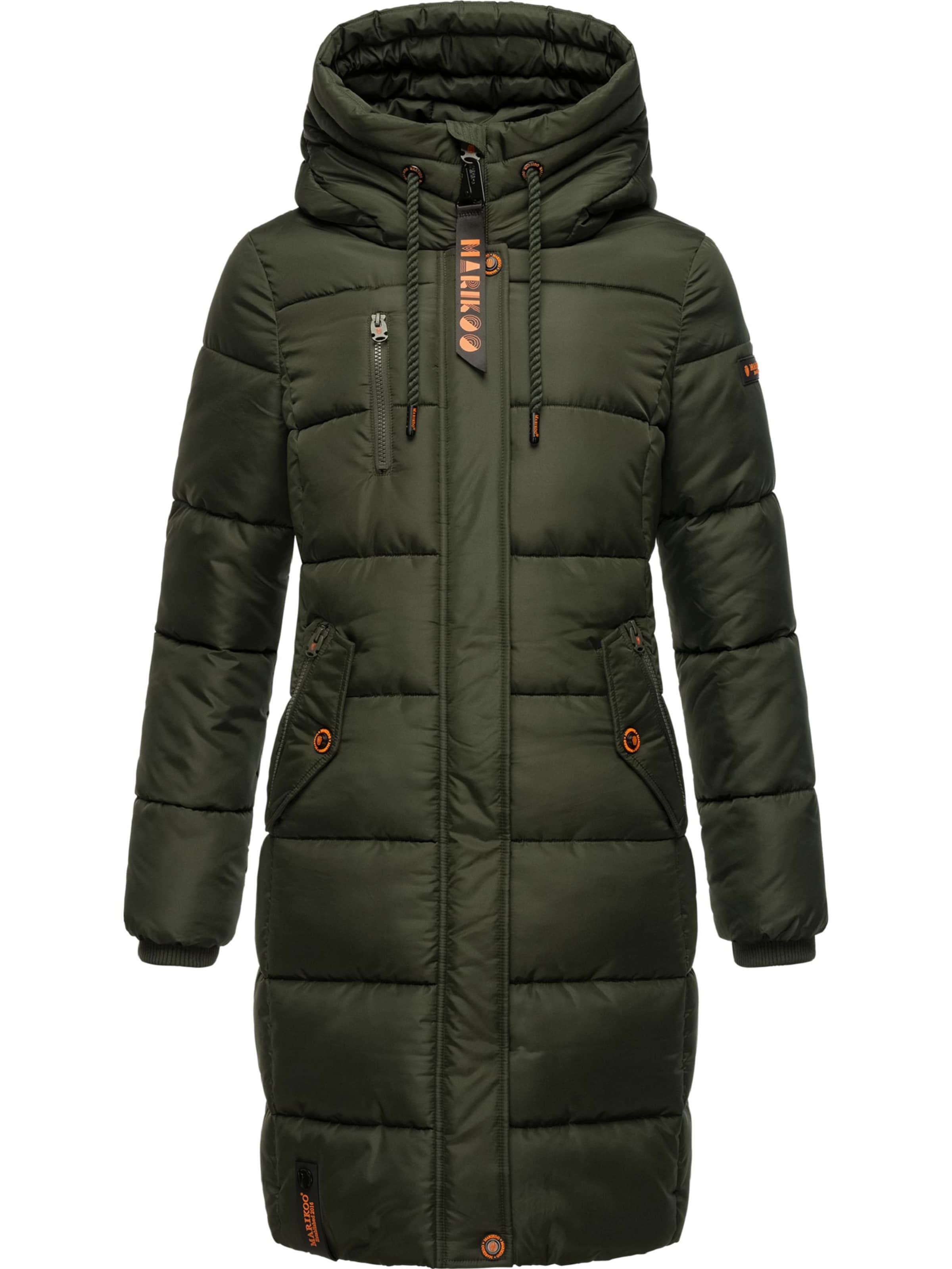 MARIKOO Winter coat &#x27;Yuikoo&#x27; in Green: front