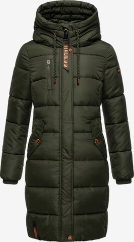 MARIKOO Winter Coat 'Yuikoo' in Green: front