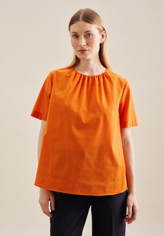 SEIDENSTICKER Blouse 'Schwarze Rose' in Oranje: voorkant