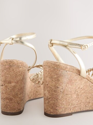 Sandales à lanières 'Forever Comfort' Next en or
