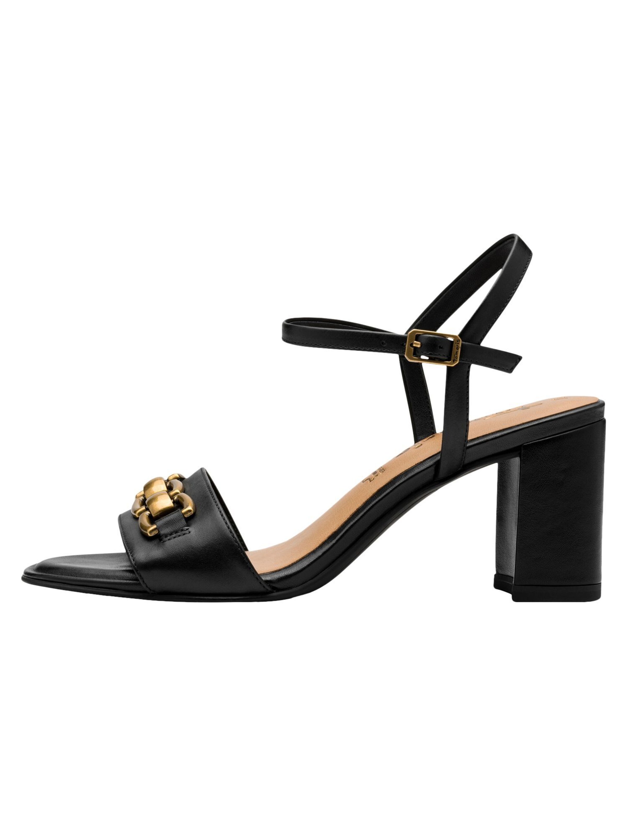 Sandales à lanières Tamaris en noir