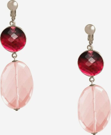 Boucles d'oreilles Gemshine en rose : devant